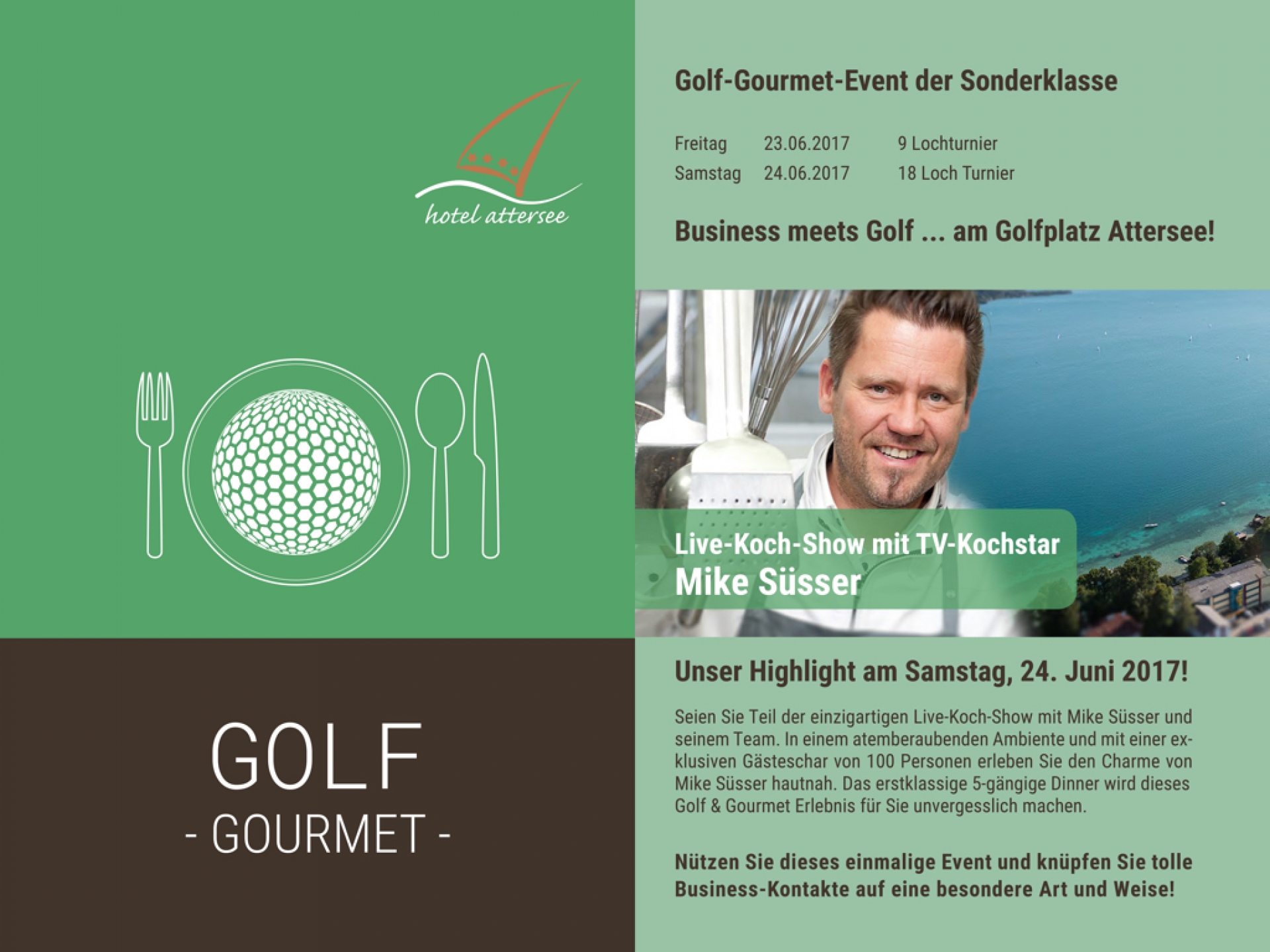Golf-Gourmet-Event mit Mike Süsser